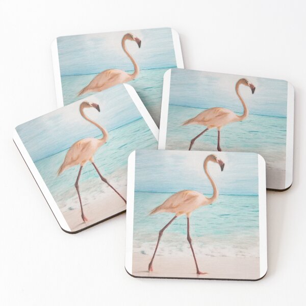 Item preview, Flamingo on the Beach designed and sold by Hi-5-Art.