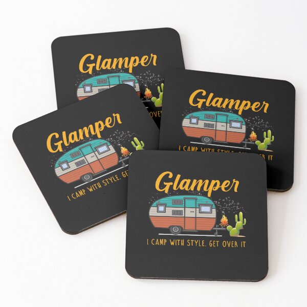 Item preview, Glamper I camp with style get over it  designed and sold by boomthetees.