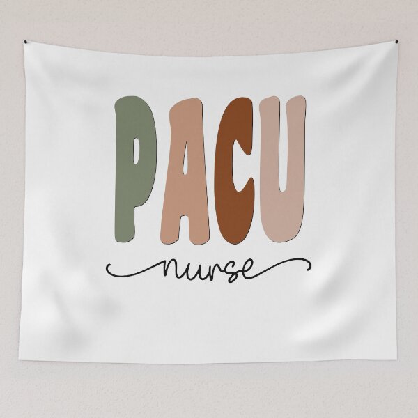 Item preview, PACU Nurse Boho Retro Script Design designed and sold by mysticblvd.