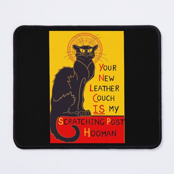 Item preview, Le Chat Noir your new leather couch designed and sold by QuirkyCatz.