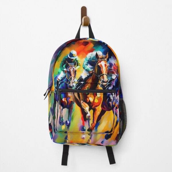 Item preview, Equine Euphoria: Vibrant Horse Racing designed and sold by No1Equestrian.
