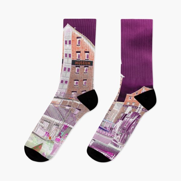 Item preview, Gloucester Docks purple Negativity designed and sold by hawkie.