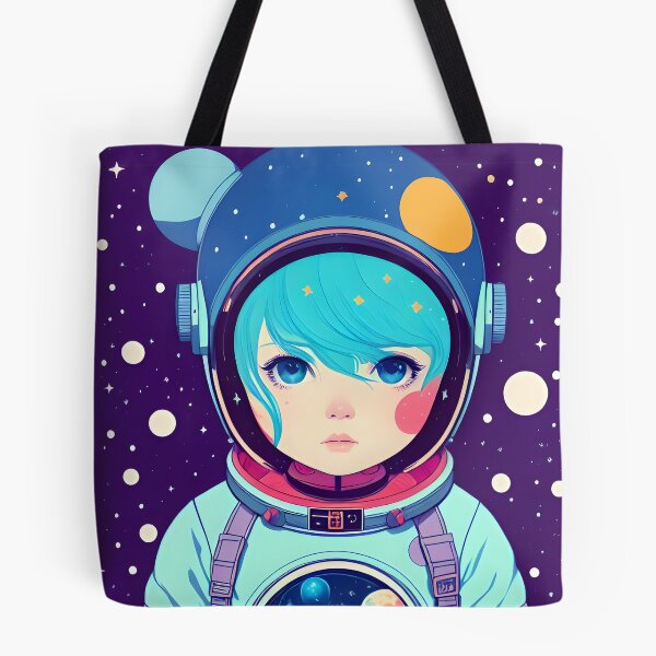 Artikelvorschau, Kawaii Space-Girl / Gemütliches weibliches Porträt / Ich bin in dich verloren entworfen und verkauft von DelMoore93.