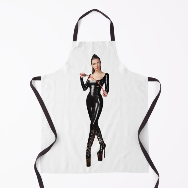 Item preview, Busty Dominatrix in Latex Catsuit Holding Whip designed and sold by empee.