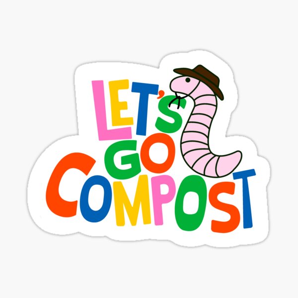 Item preview, Let's Go Compost Worm Cowboy designed and sold by letsgocompost.