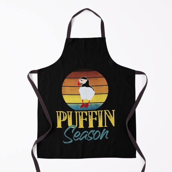 Item preview, Funny Distressed Puffins Season Retro Vintage Sunset designed and sold by Dressed For Duty.
