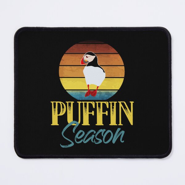 Item preview, Funny Distressed Puffins Season Retro Vintage Sunset designed and sold by Dressed For Duty.