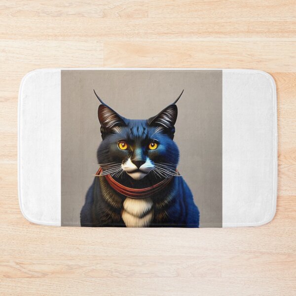 Item preview, a black funny cat draw on a hand drawn designed and sold by Digitalartsimo.