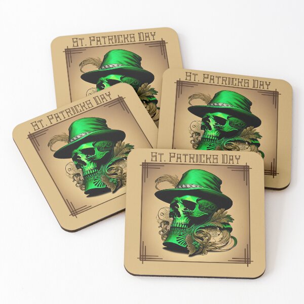 Item preview, St. Patrick's Day Shenanigans - Designer Skull #2 designed and sold by RickS-Ts-N-Such.