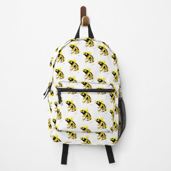 Item preview, Dendrobates Leucomelas "Bumble Bee" Dart Frog Watercolor designed and sold by Gyngr-art.