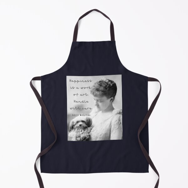 Item preview, Edith Wharton portrait and quote: Happiness is a work of art. Handle with care. designed and sold by artbleed.