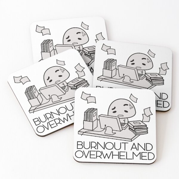 Item preview, Burnout and overwhelmed designed and sold by remerasnerdas.