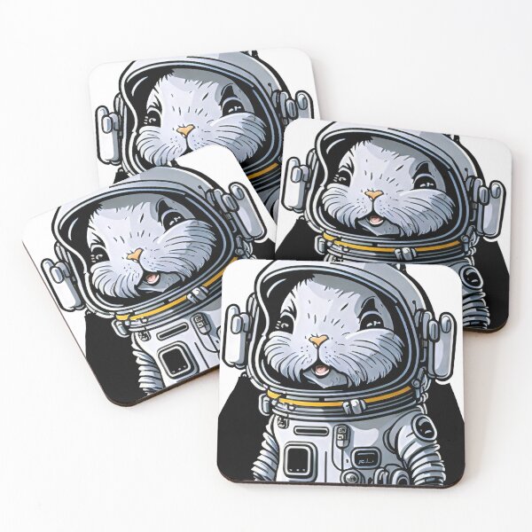 Item preview, Bunny astronaut designed and sold by Rusty lynx Design.