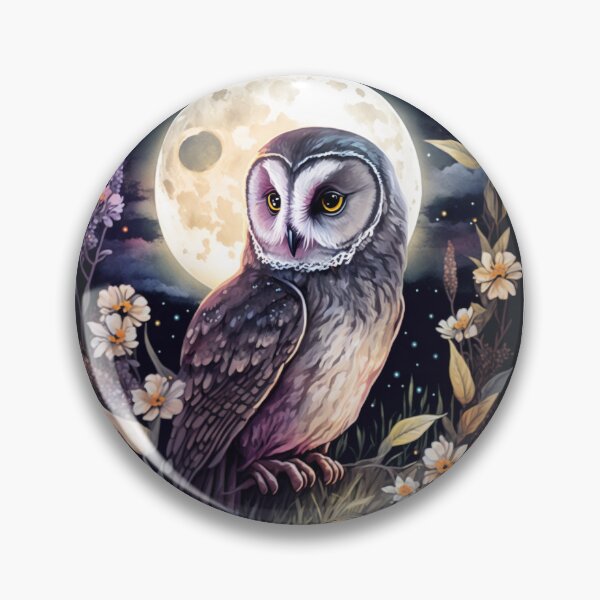 Item preview, Mystical owl in the garden designed and sold by irinatsy.