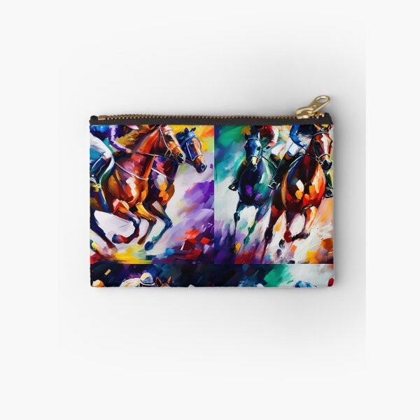 Item preview, Chasing the Finish Line: A Captivating Horse Racing Artwork in Quadrants designed and sold by No1Equestrian.