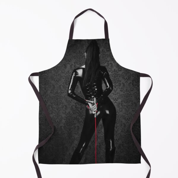 Item preview, Back of Dominatrix in Latex Catsuit Holding Whip designed and sold by empee.