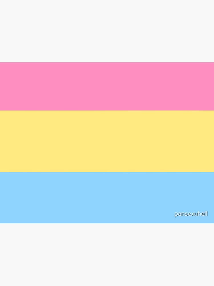 "Pastel Pansexual flag" Sticker by pansexuhell | Redbubble