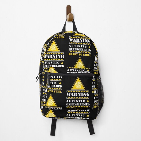 Item preview, Warning autistic & overwhelmed read to chill designed and sold by remerasnerdas.