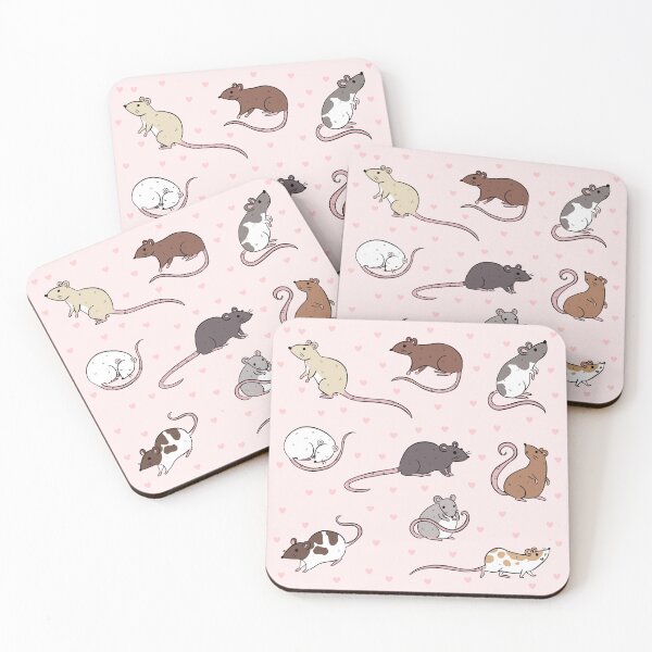 Item preview, Cute pet rats pack for rat owner  designed and sold by Yarafantasyart.