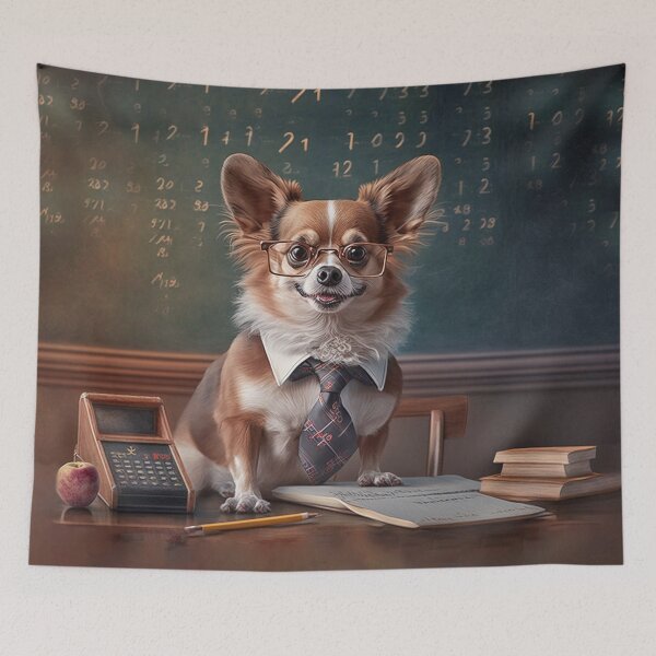 Item preview, Chihuahua Dog Teacher's Pet in School designed and sold by candiscamera.