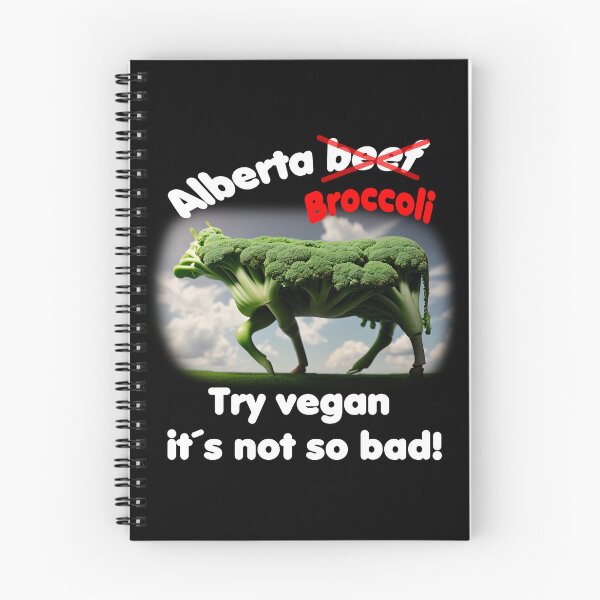 Item preview, No Alberta Beef - Moohoo - the happy broccoli beef designed and sold by ArtCreator2023.