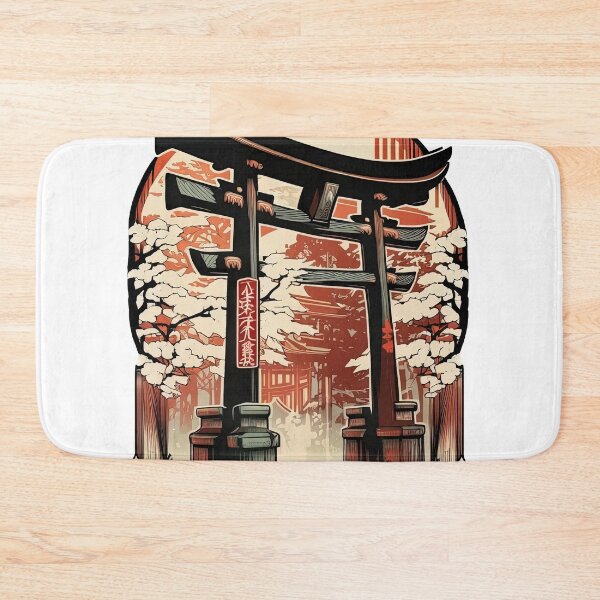 Item preview, Japanese shinto shrine mucha style designed and sold by artyficial-.