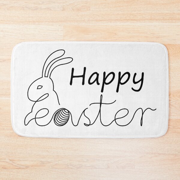 Item preview, Happy Easter one line bunny head original artwork designed and sold by paragonDesign28.