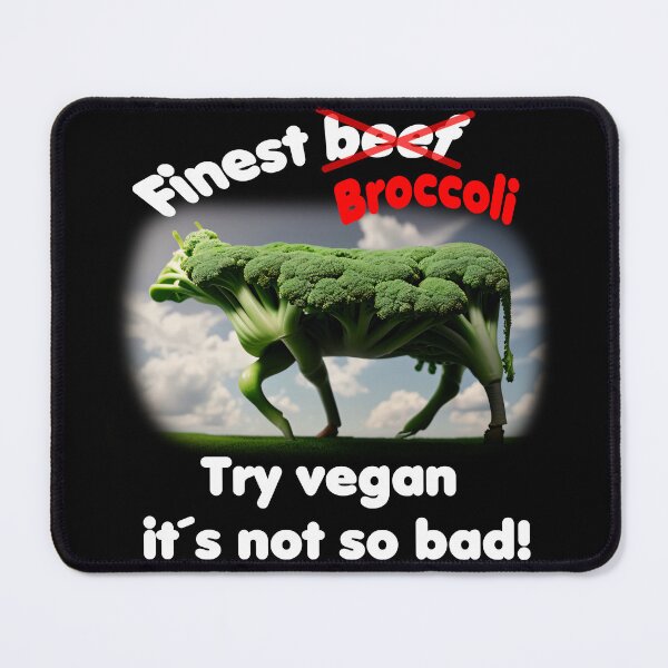Item preview, Eat like a rabbit, feel like a bull: Try vegan! designed and sold by ArtCreator2023.
