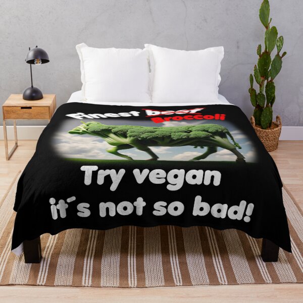Item preview, Eat like a rabbit, feel like a bull: Try vegan! designed and sold by ArtCreator2023.