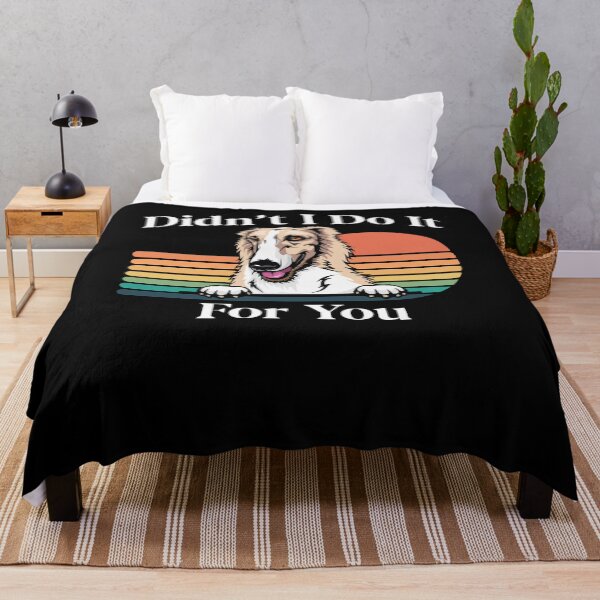 Item preview, Borzoi Long Nose Dog Meme Didnt I Do It For You Retro Fans designed and sold by Dressed For Duty.