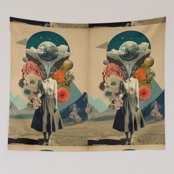 Item preview, Surreal Collage Art designed and sold by MidJourneymen.