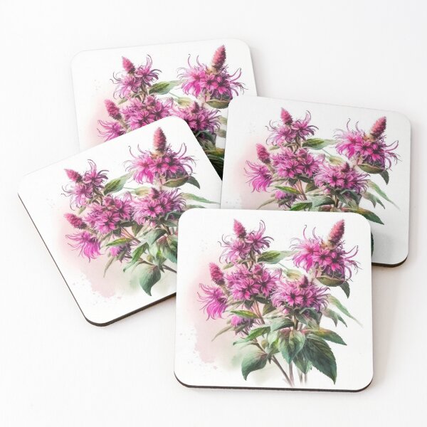 Item preview, Bee Balm Flowers  designed and sold by Vanover Designs.