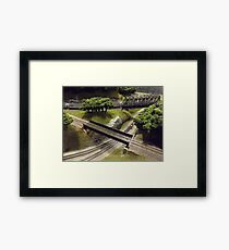 Scale Model Trains, Scale Model Buildings, Greenberg's Train and Toy Show, Edison, New Jersey Framed Print