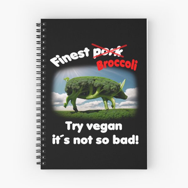 Item preview, Broc-oink-li - the vegan pig. Vegans can do more. designed and sold by ArtCreator2023.