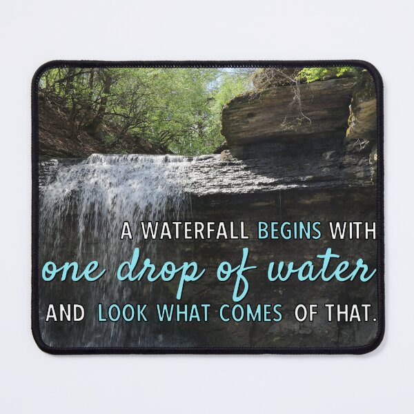 Item preview, One Drop of Water Waterfall Custom Design designed and sold by CtrlZDigitalD.