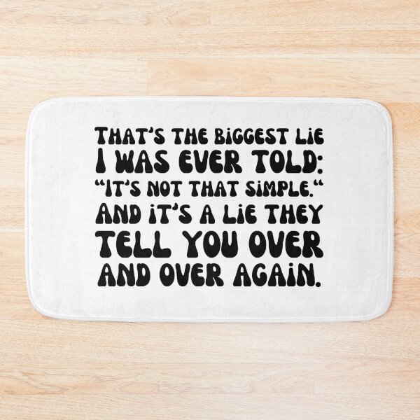 Item preview, Biggest Lie-Black designed and sold by DrawingAndText.