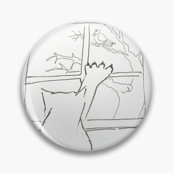 Item preview, Indoor cat birdwatching designed and sold by CrittersByLola.