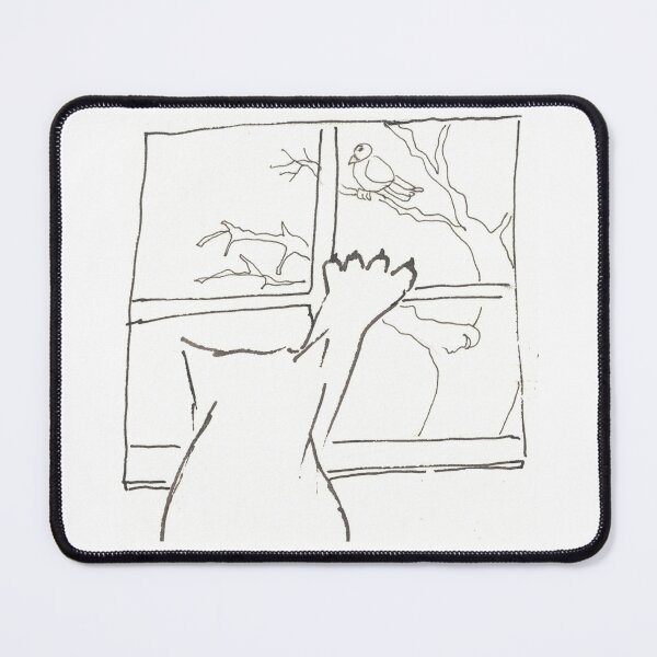 Item preview, Indoor cat birdwatching designed and sold by CrittersByLola.