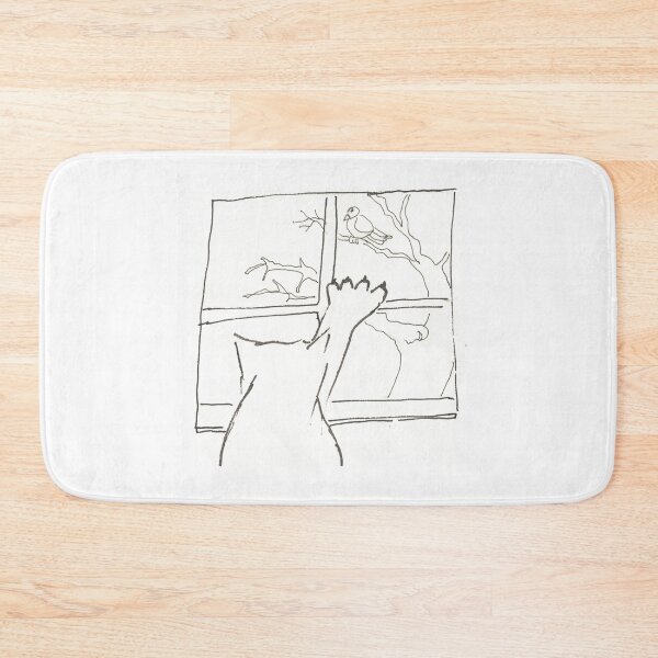 Item preview, Indoor cat birdwatching designed and sold by CrittersByLola.