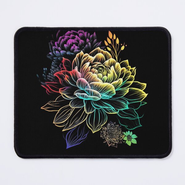 Item preview, Colorful Psychedelic Art Floral Design designed and sold by digitaldreamHD.