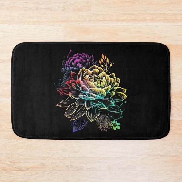 Item preview, Colorful Psychedelic Art Floral Design designed and sold by digitaldreamHD.