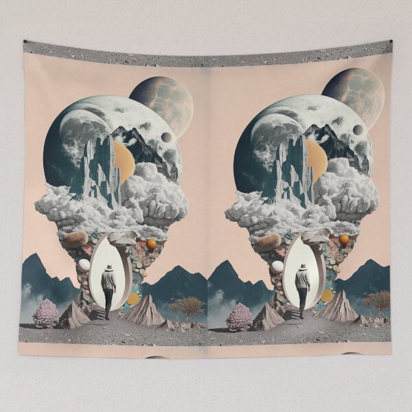 Item preview, Surreal Collage Art designed and sold by MidJourneymen.