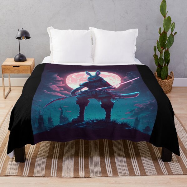 Item preview, The Year of The Warrior Rabbit designed and sold by AIartCANVAS.
