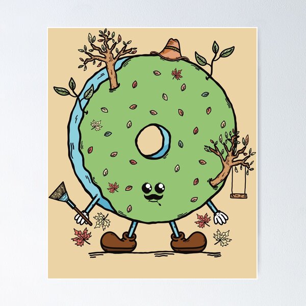 Donut Earth Posters for Sale