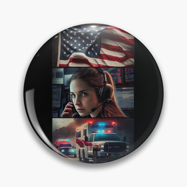 Item preview, 911 dispatcher, Patriotic designed and sold by HarriPaloma.