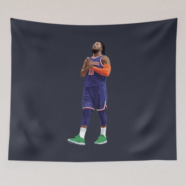 Item preview, Jalen Brunson meditate New York medium print Qiangy designed and sold by EerieHarakiri.