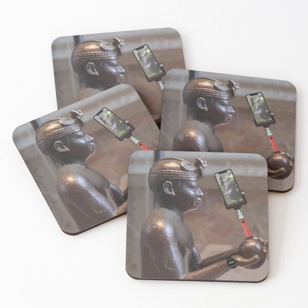 Item preview, Egyptian King with Self-stick and Smart watch designed and sold by emhoteb.