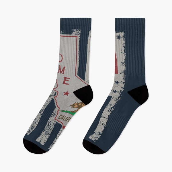 Item preview, California State Bear Flag ,Vintage distressed California Design  designed and sold by SaliDesigner.