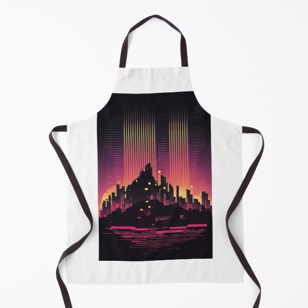 Item preview, Retro Synthwave Night City 80s designed and sold by RESToRAPTOR.