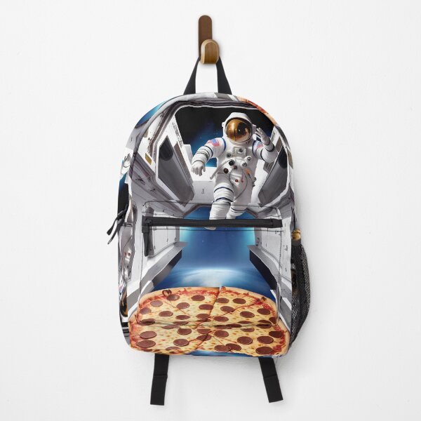 Item preview, Astronaut love pizza creative art designed and sold by brilliant-com.